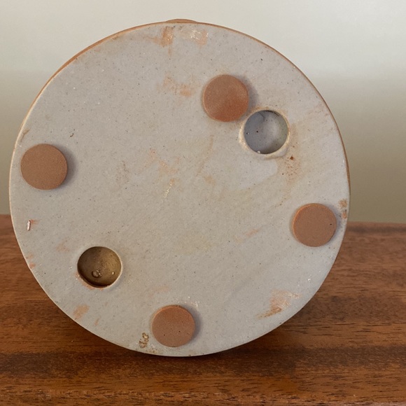 Votive holder Circle of Snowmen Exc Cond PO - Picture 4 of 6